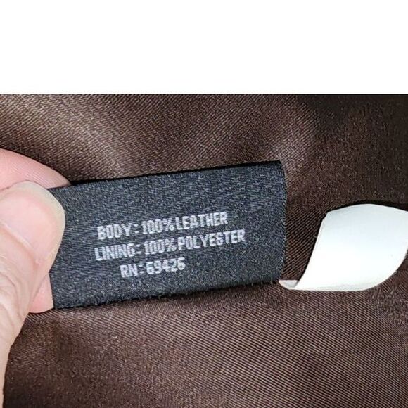 Wilsons Leather Men's Brown Leather Vest Size L - Picture 5 of 8